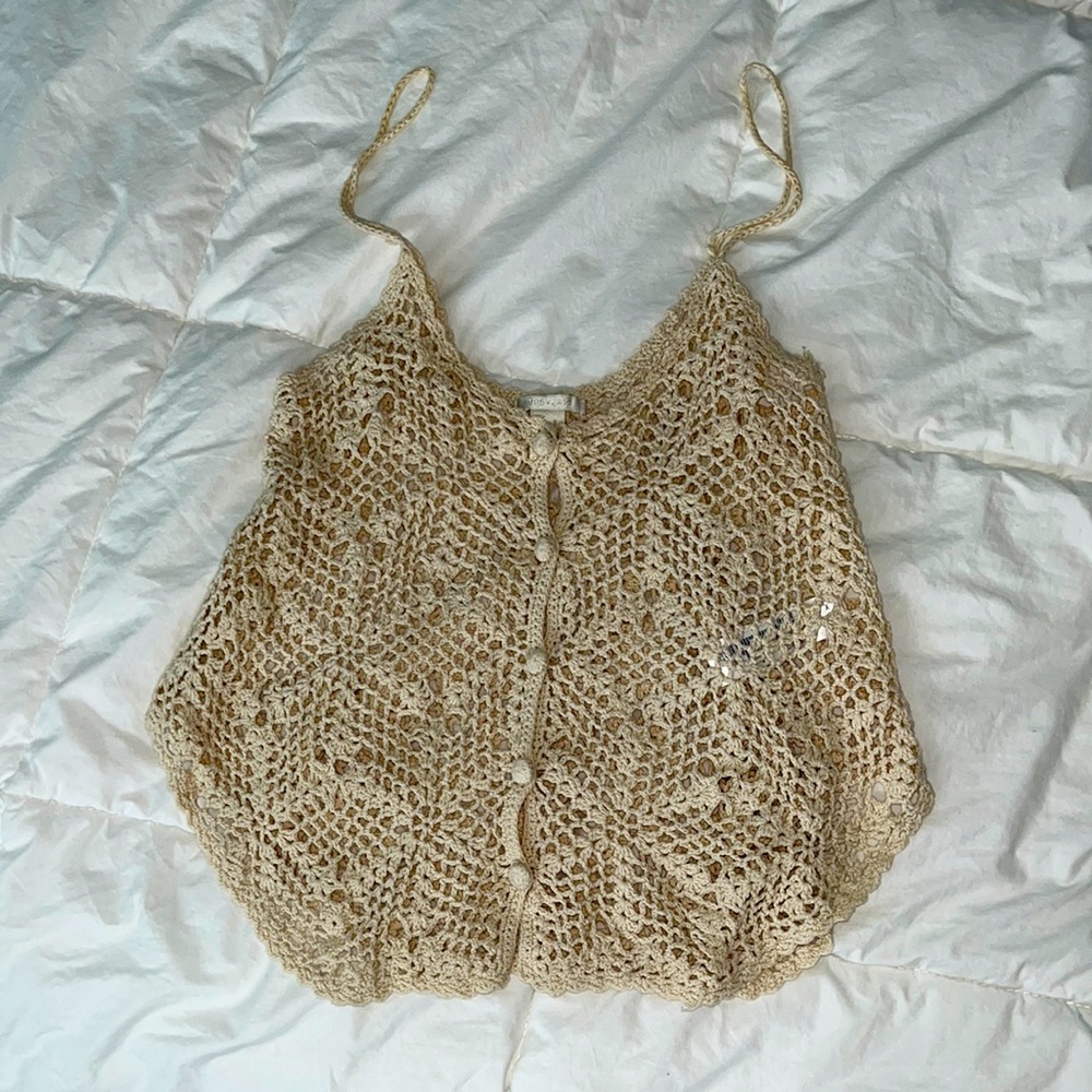 Nude see through top!